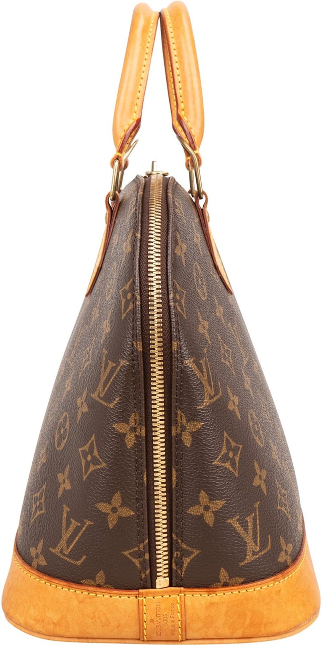 Louis Vuitton Louis Vuitton Monogram Canvas Alma PM Handbag Bruin