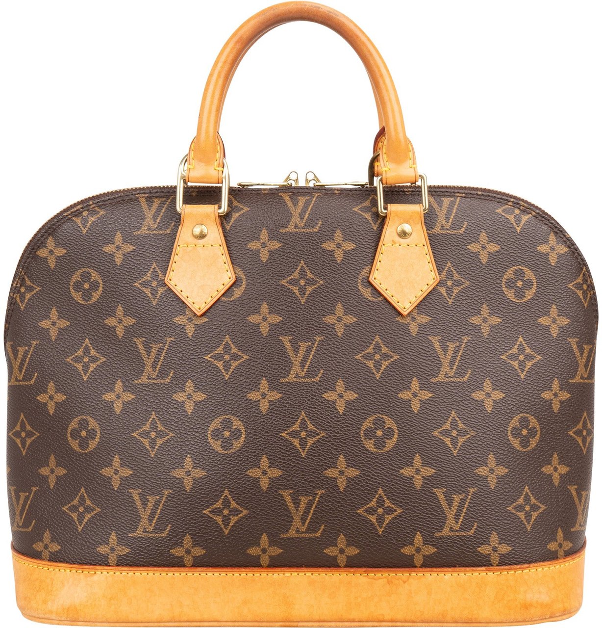 Louis Vuitton Louis Vuitton Monogram Canvas Alma PM Handbag Bruin