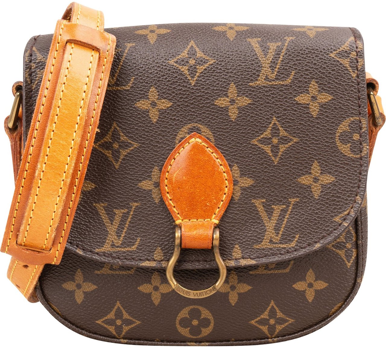Louis Vuitton Louis Vuitton Monogram Canvas Saint Cloud PM Crossbody Bag Bruin