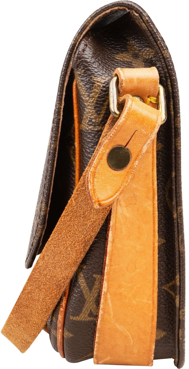 Louis Vuitton Louis Vuitton Monogram Canvas Cartouchiere PM Crossbody Bag Bruin