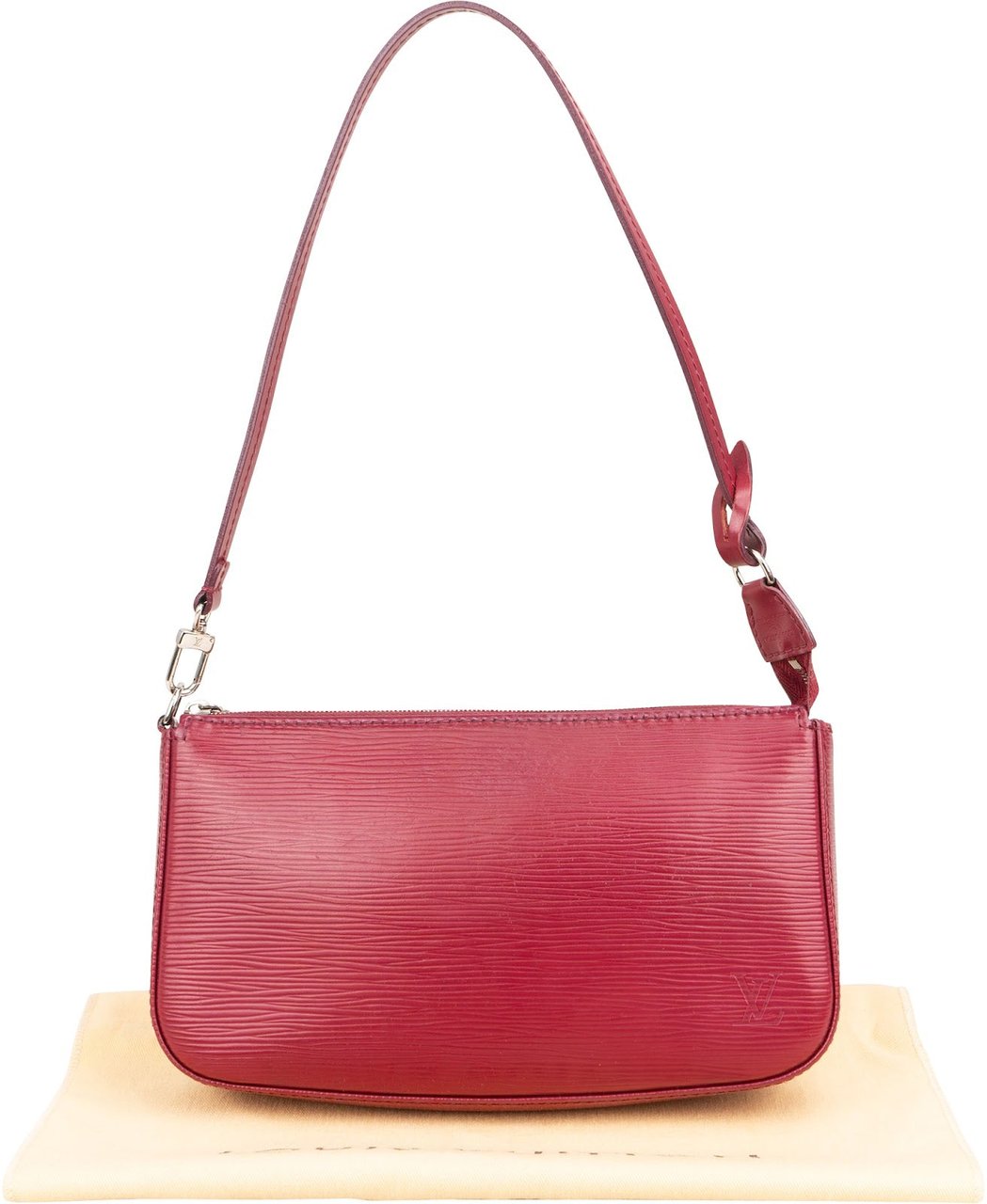Louis Vuitton Louis Vuitton Epi Leather NM Pochette Accessoire Shoulder Bag Rood