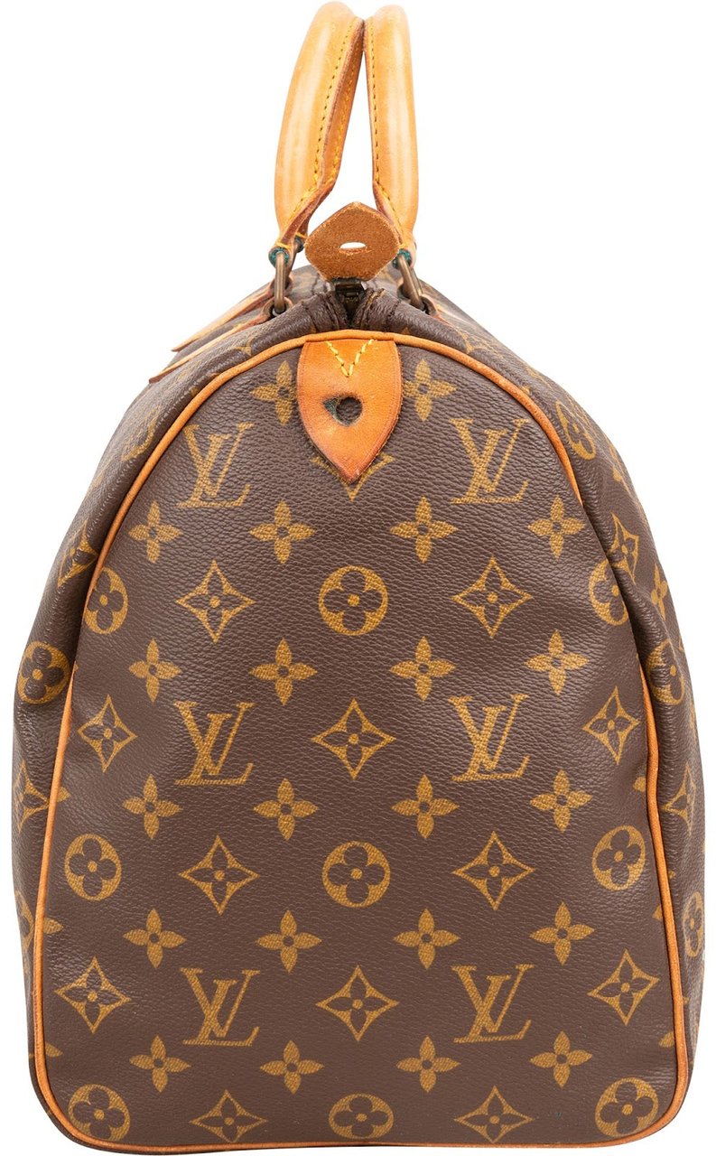 Louis Vuitton Monogram Canvas Speedy 40 Handbag Bruin