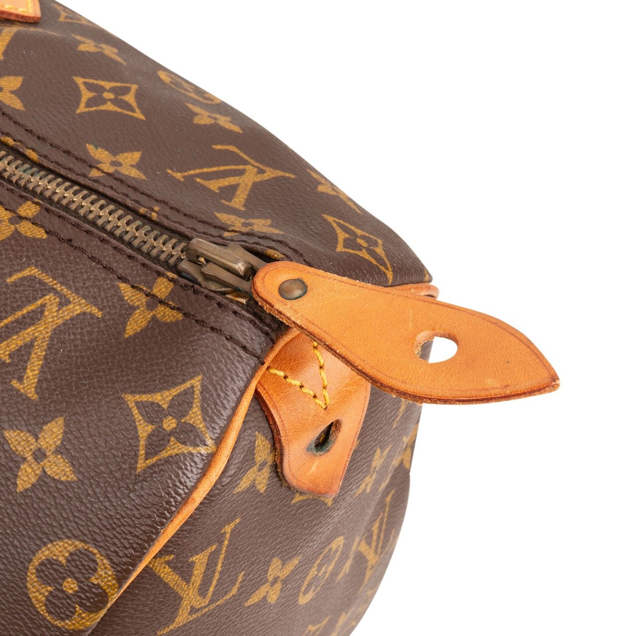 Louis Vuitton Monogram Canvas Speedy 40 Handbag Bruin