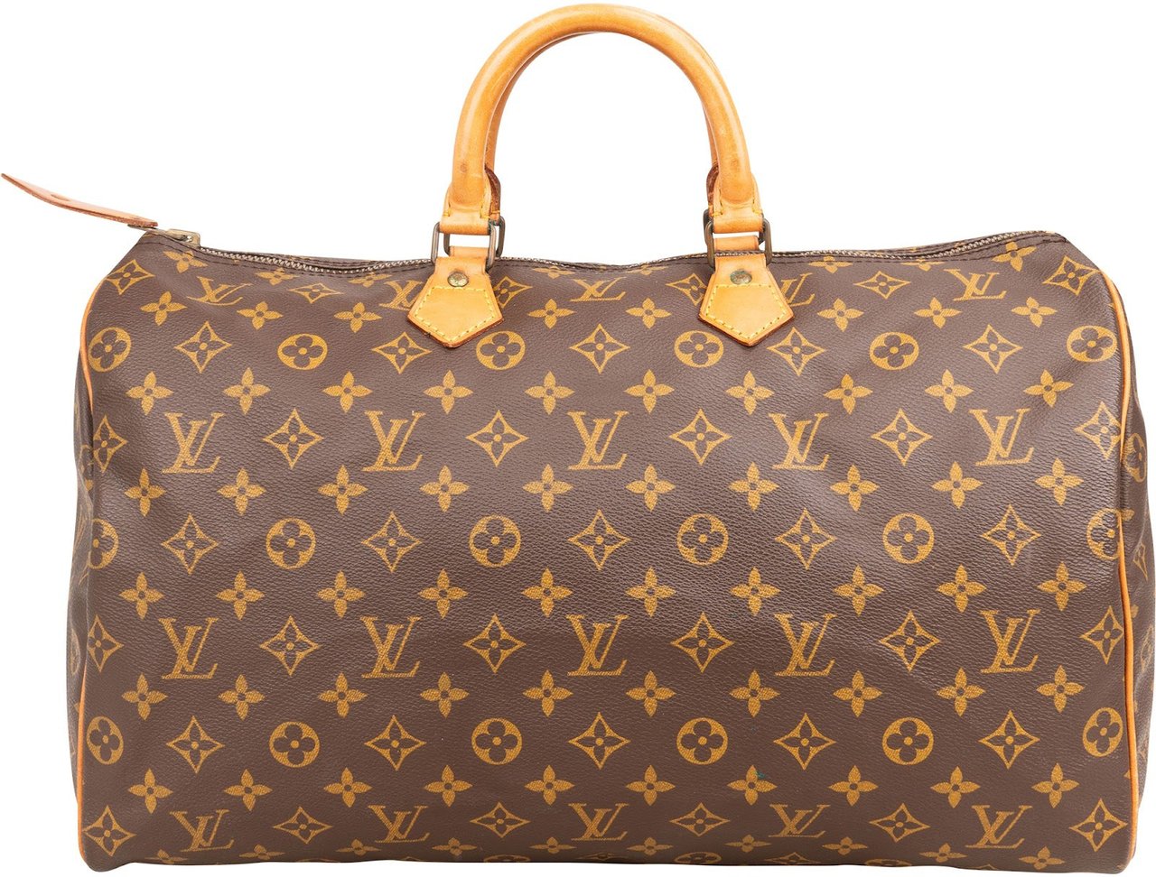 Louis Vuitton Monogram Canvas Speedy 40 Handbag Bruin