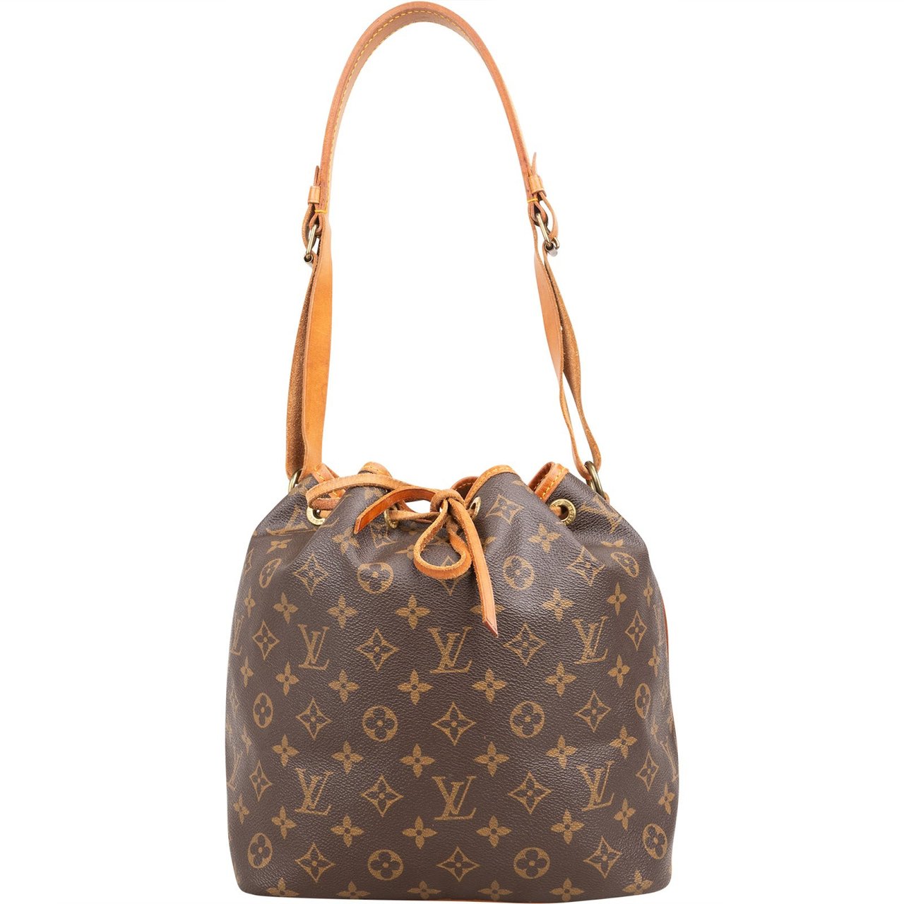 Louis Vuitton Louis Vuitton Monogram Canvas Sac Noé Petit Shoulder Bag Bruin