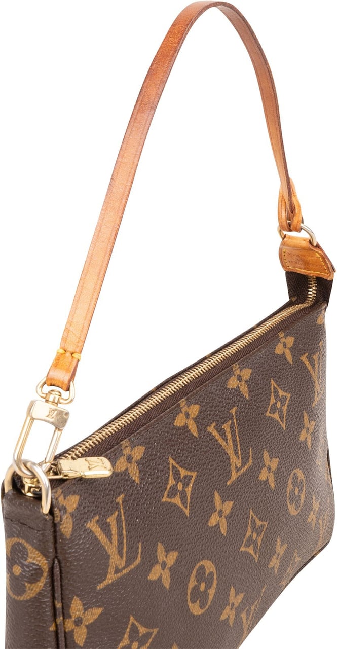 Louis Vuitton Louis Vuitton Monogram Canvas Pochette Accessoires Handbag Bruin