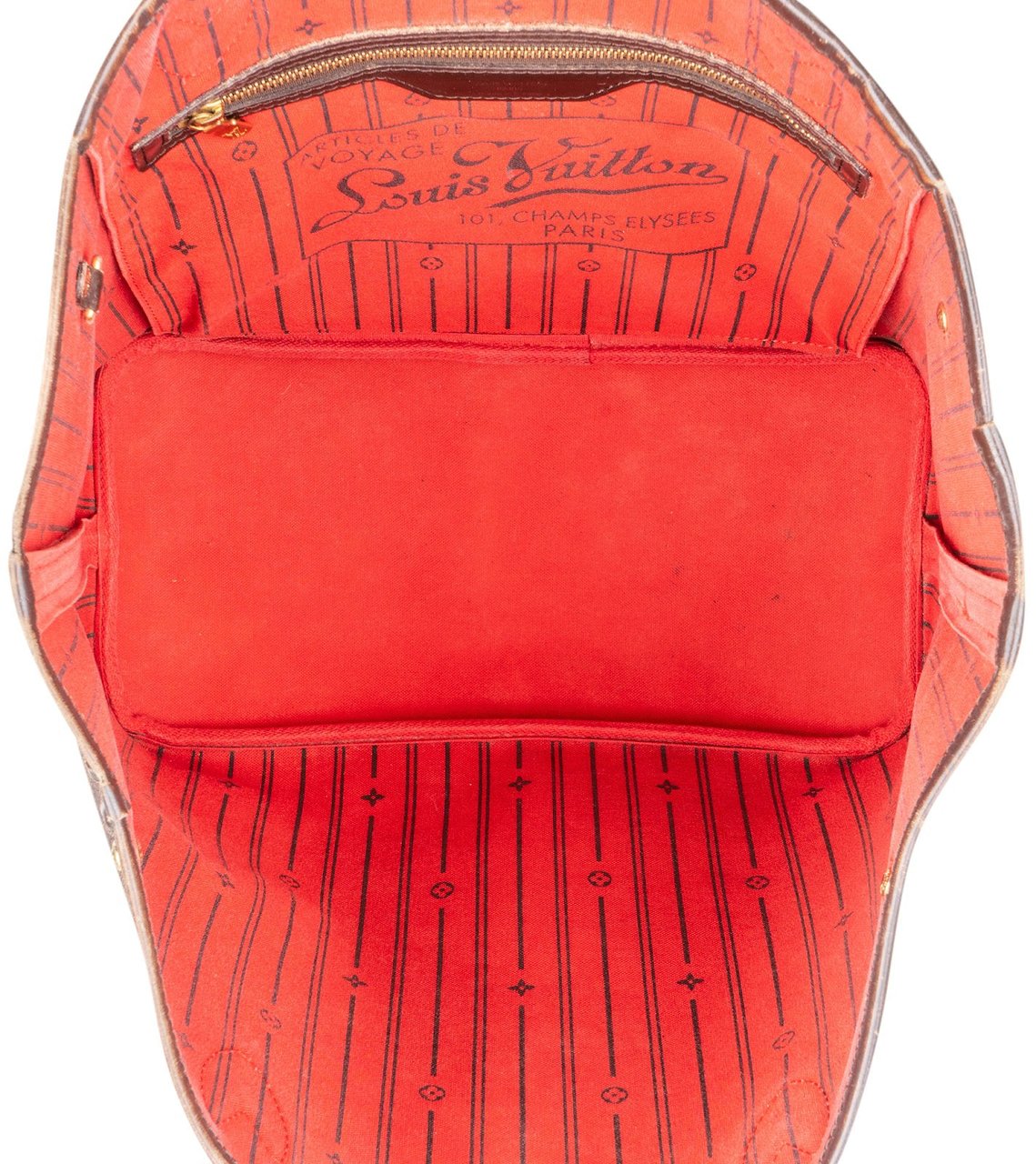 Louis Vuitton Louis Vuitton Monogram Damier Ebene Canvas Neverfull MM Shoulder Bag Bruin