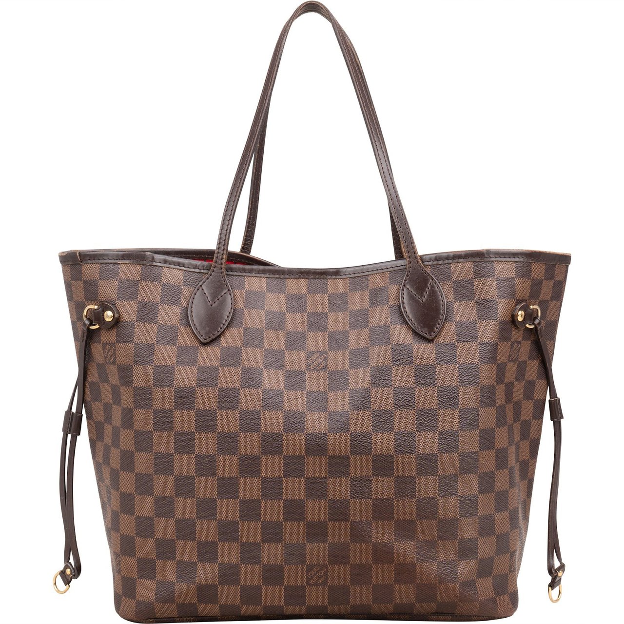 Louis Vuitton Louis Vuitton Monogram Damier Ebene Canvas Neverfull MM Shoulder Bag Bruin