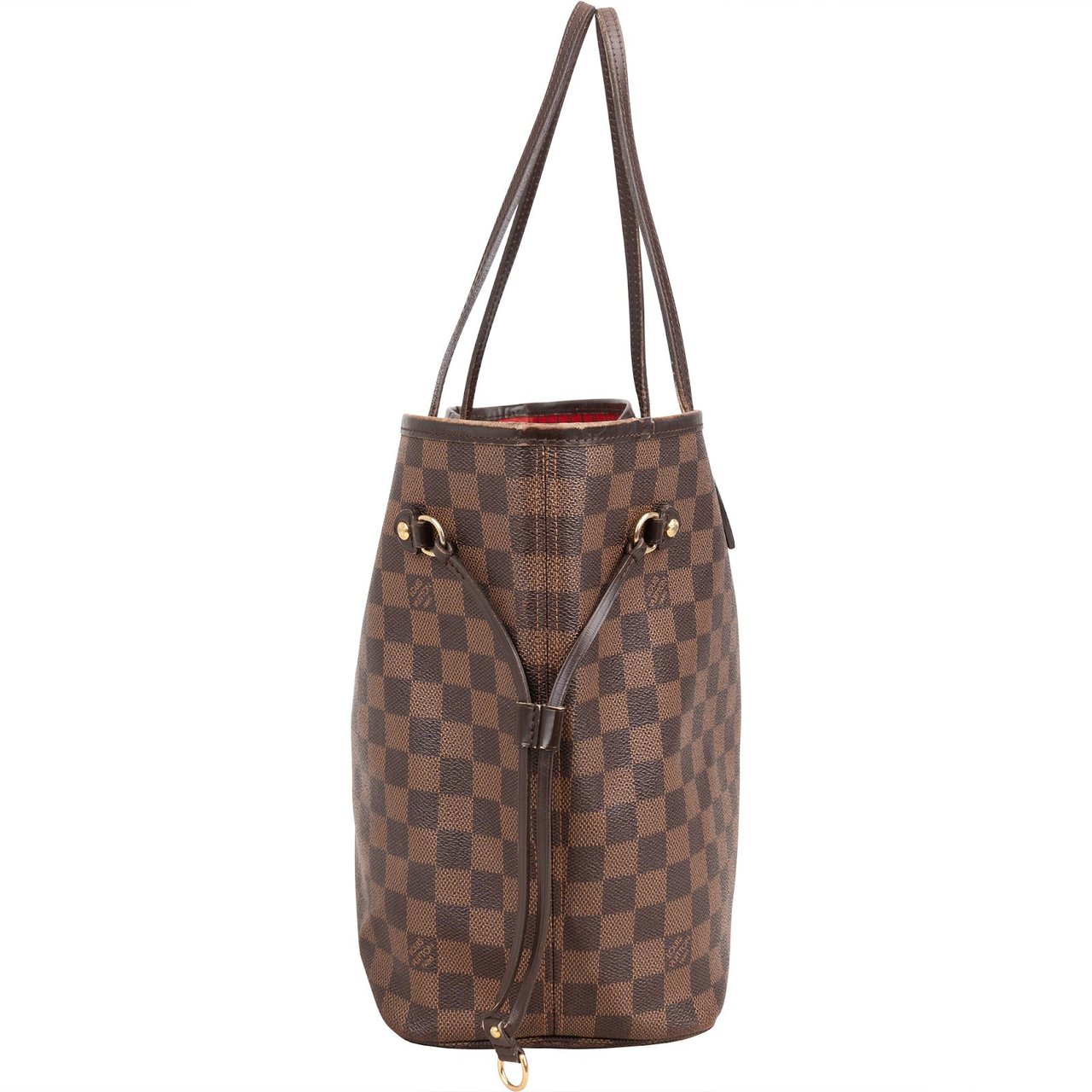 Louis Vuitton Louis Vuitton Monogram Damier Ebene Canvas Neverfull MM Shoulder Bag Bruin