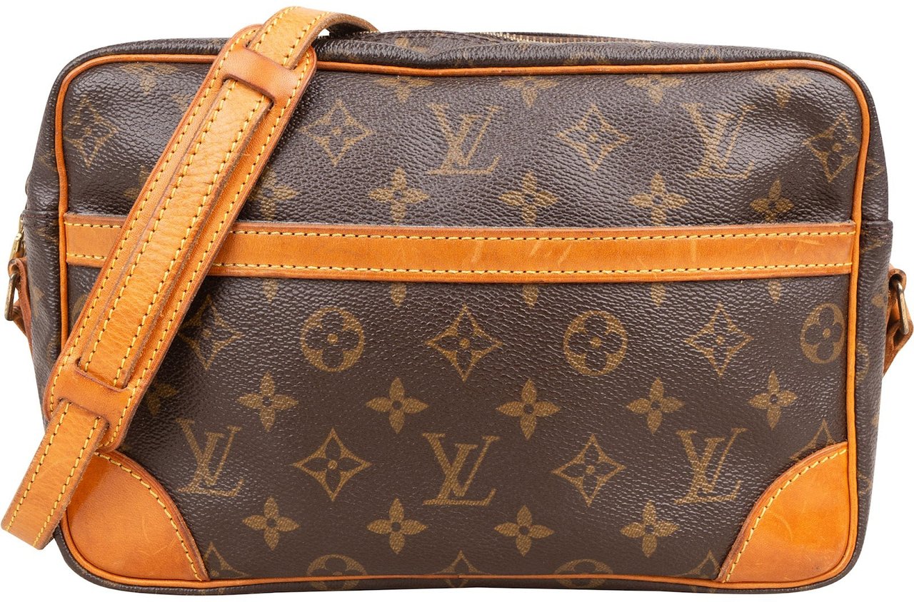 Louis Vuitton Louis Vuitton Monogram Canvas Trocadero 27 Crossbody Bag Bruin