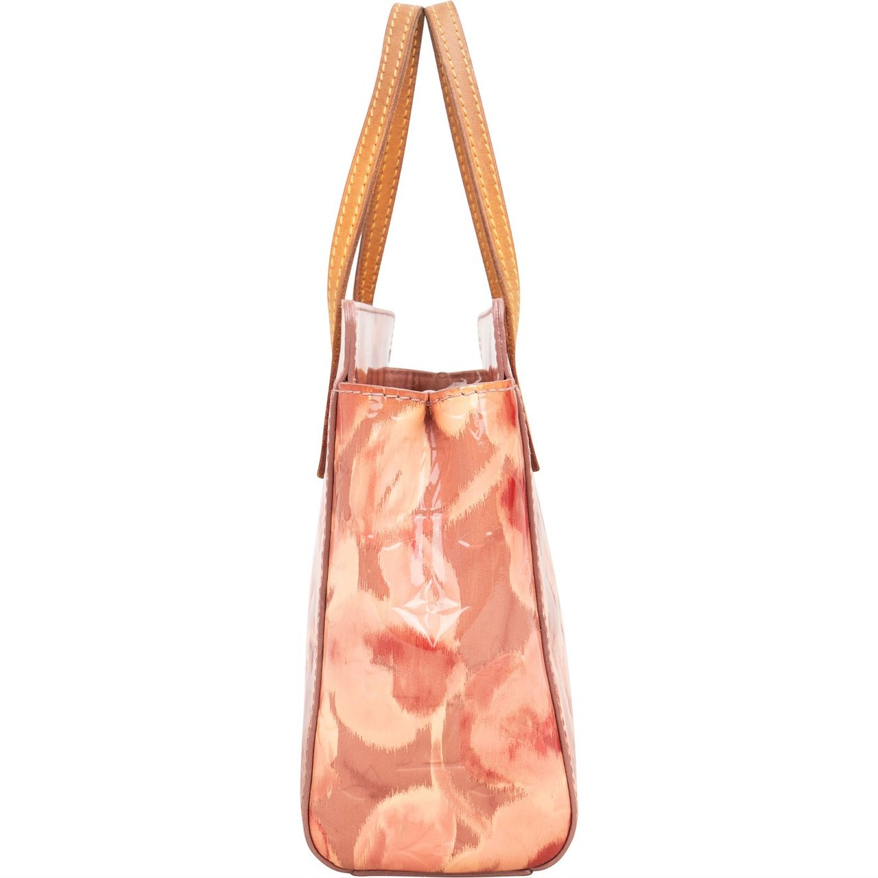 Louis Vuitton Louis Vuitton Monogram Vernis Leather Limited Flower Ikat Catalina BB Handbag Rood