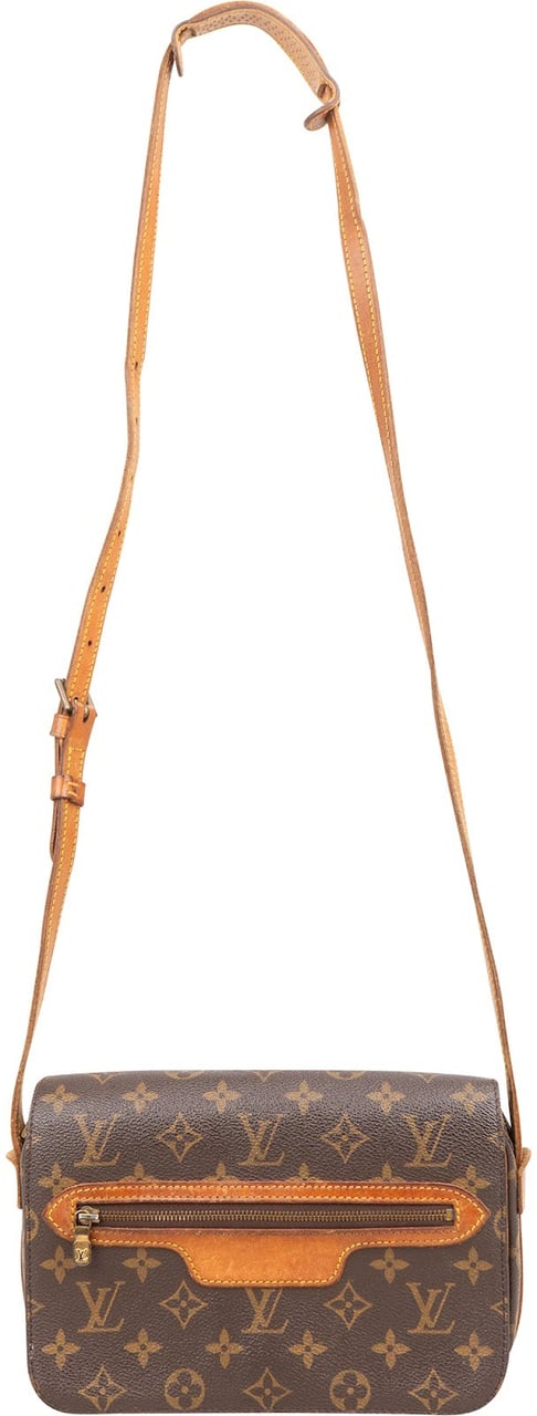 Louis Vuitton Louis Vuitton Monogram Canvas Saint Germain PM Crossbody Bag Bruin