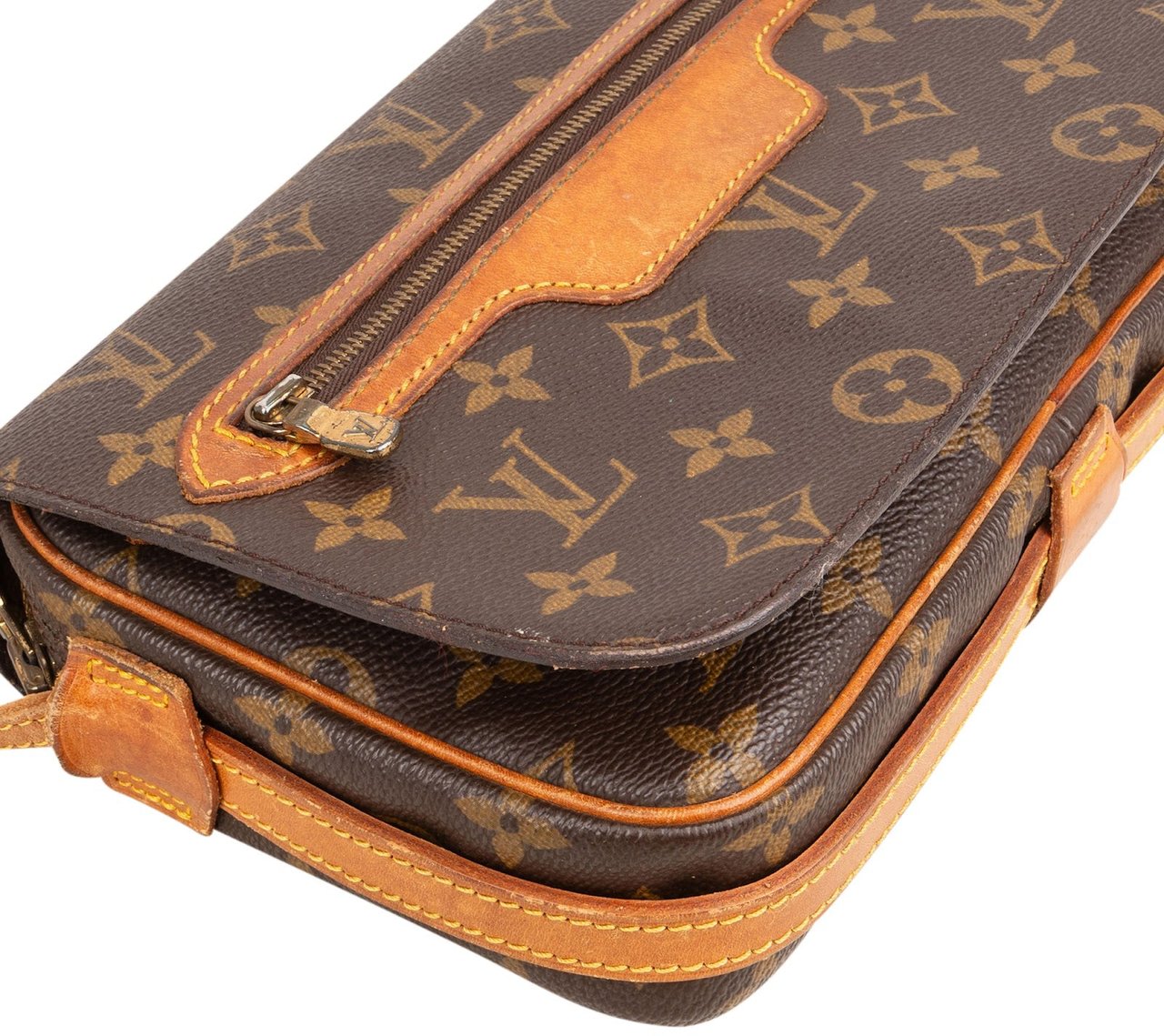 Louis Vuitton Louis Vuitton Monogram Canvas Saint Germain PM Crossbody Bag Bruin