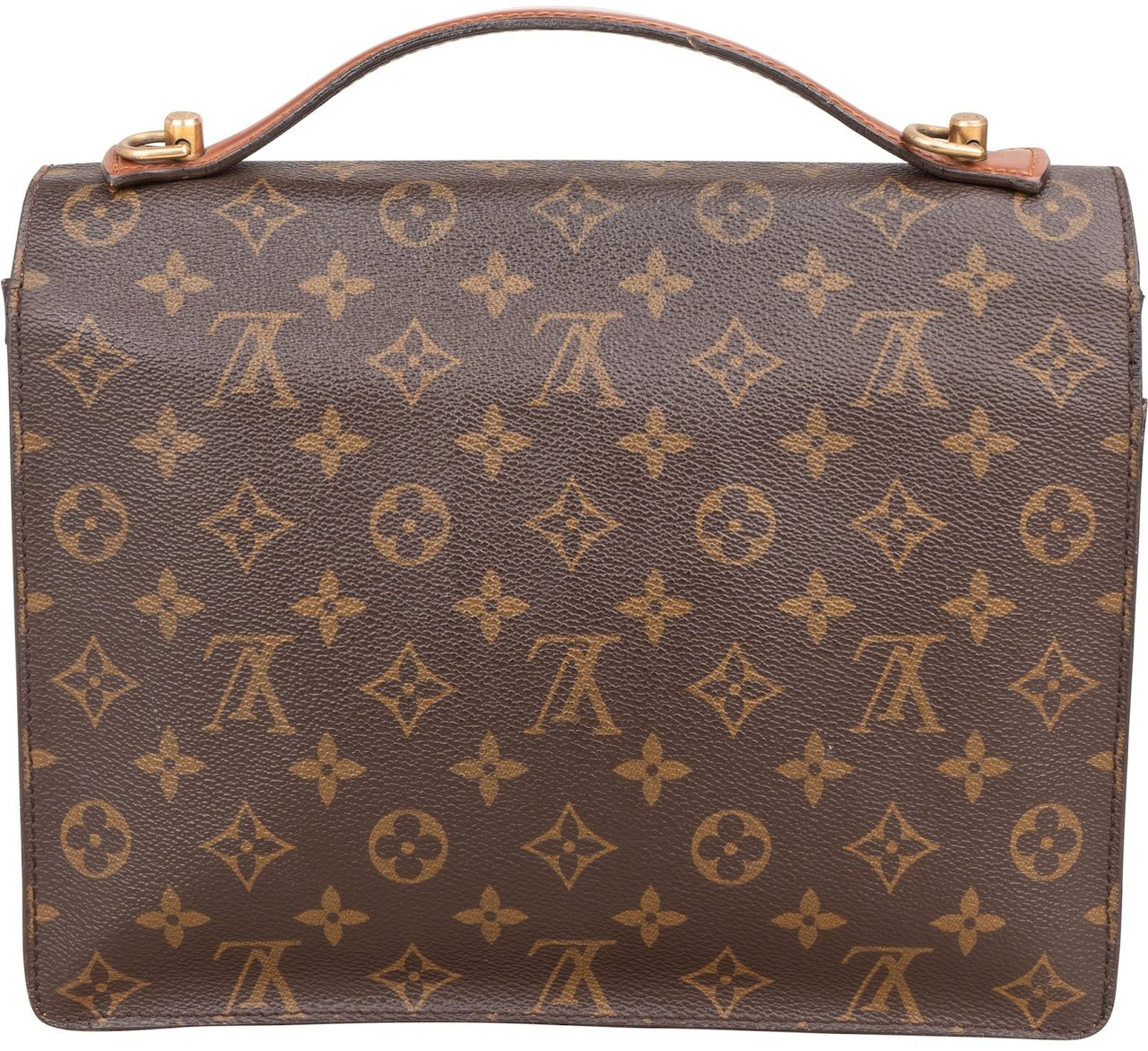 Louis Vuitton Louis Vuitton Monogram Canvas Monceau Handbag Bruin