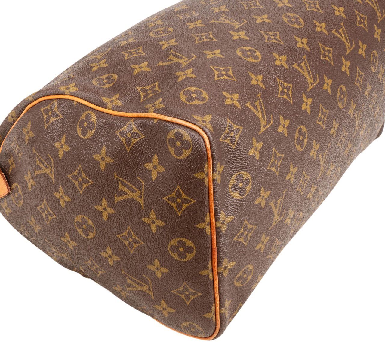 Louis Vuitton Louis Vuitton Monogram Canvas Speedy 35 Handbag Bruin