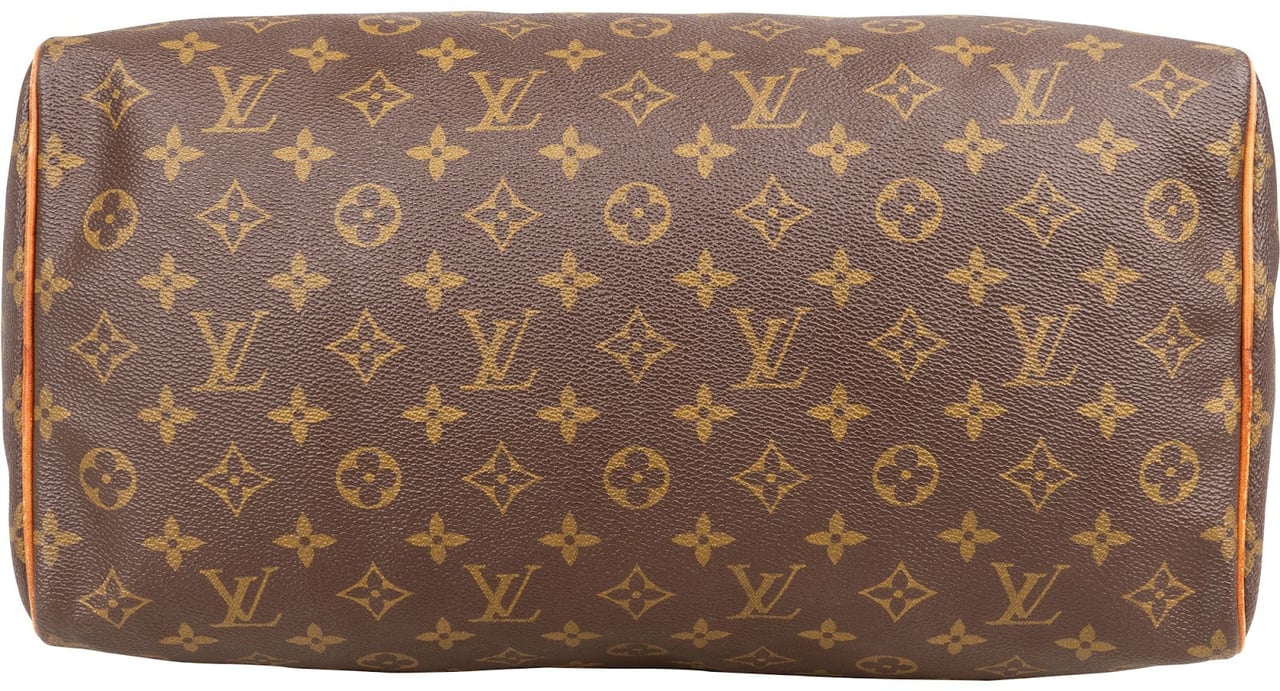 Louis Vuitton Louis Vuitton Monogram Canvas Speedy 35 Handbag Bruin