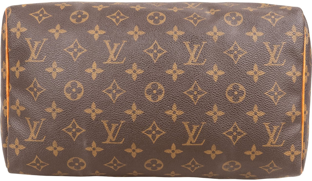 Louis Vuitton Louis Vuitton Monogram Canvas Speedy 30 Handbag Bruin