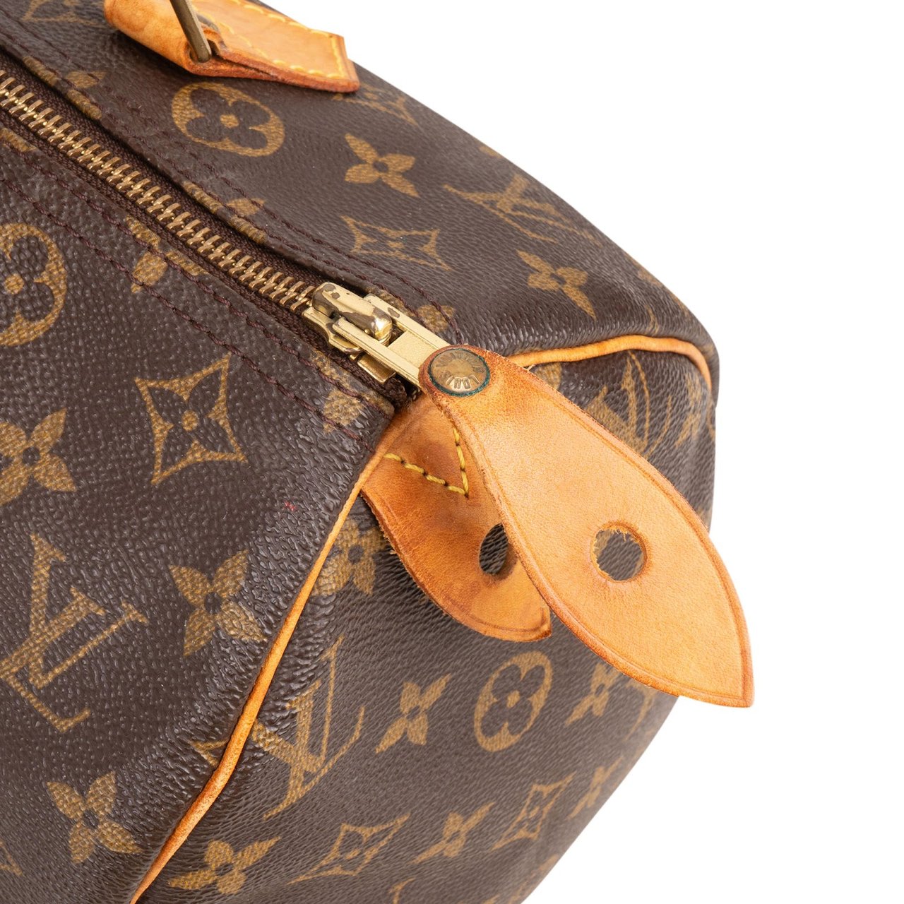 Louis Vuitton Louis Vuitton Monogram Canvas Speedy 30 Handbag Bruin