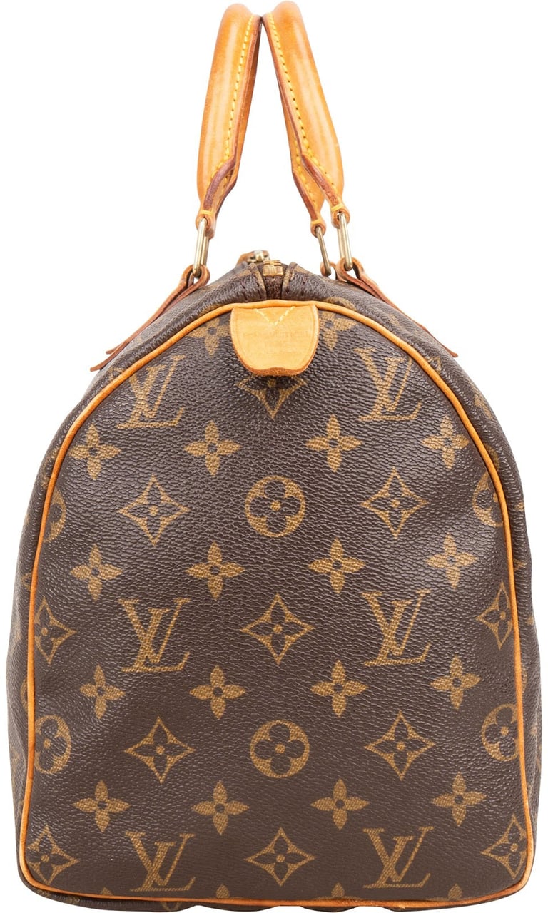Louis Vuitton Louis Vuitton Monogram Canvas Speedy 30 Handbag Bruin