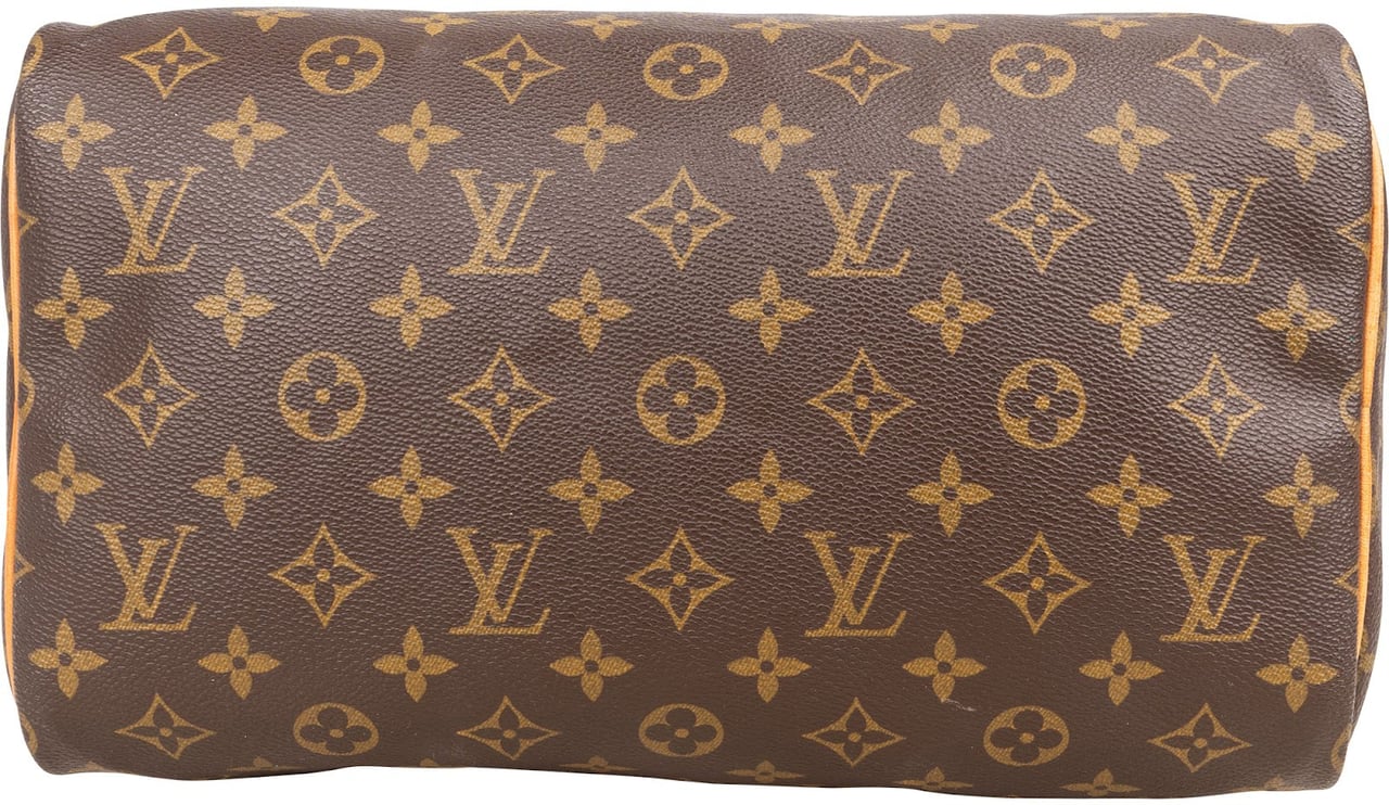 Louis Vuitton Louis Vuitton Monogram Canvas Speedy 30 Handbag Bruin