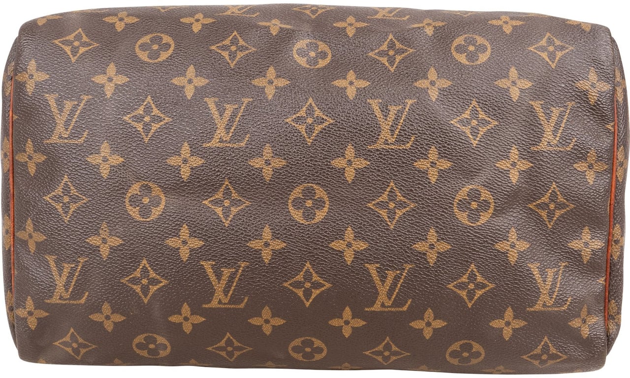 Louis Vuitton Louis Vuitton Monogram Canvas Speedy 30 Handbag Bruin
