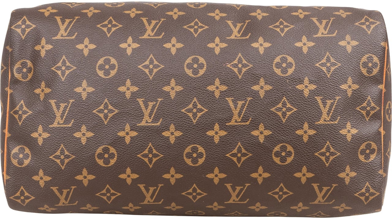 Louis Vuitton Louis Vuitton Monogram Canvas Speedy 35 Handbag Bruin
