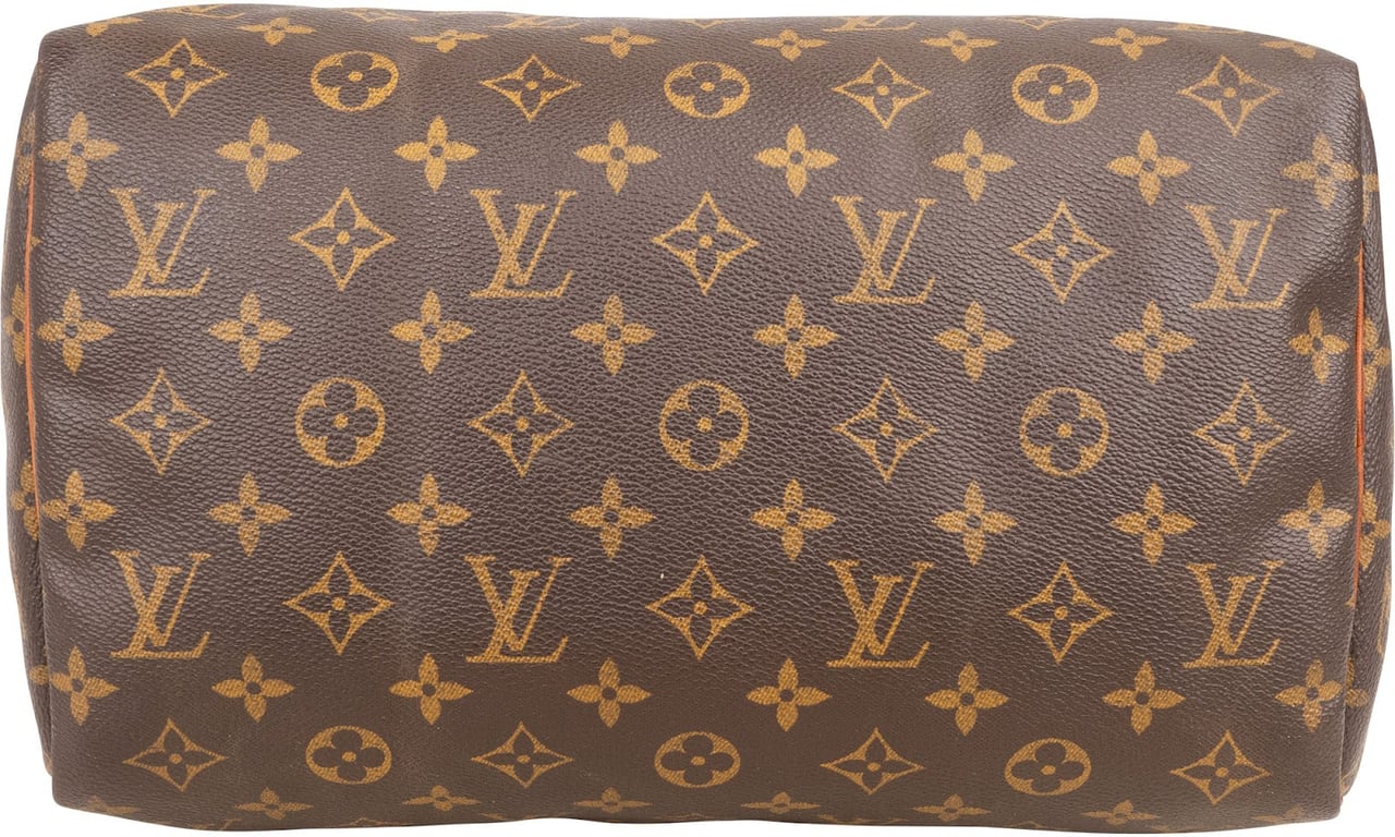 Louis Vuitton Louis Vuitton Monogram Canvas Speedy 30 Handbag Bruin
