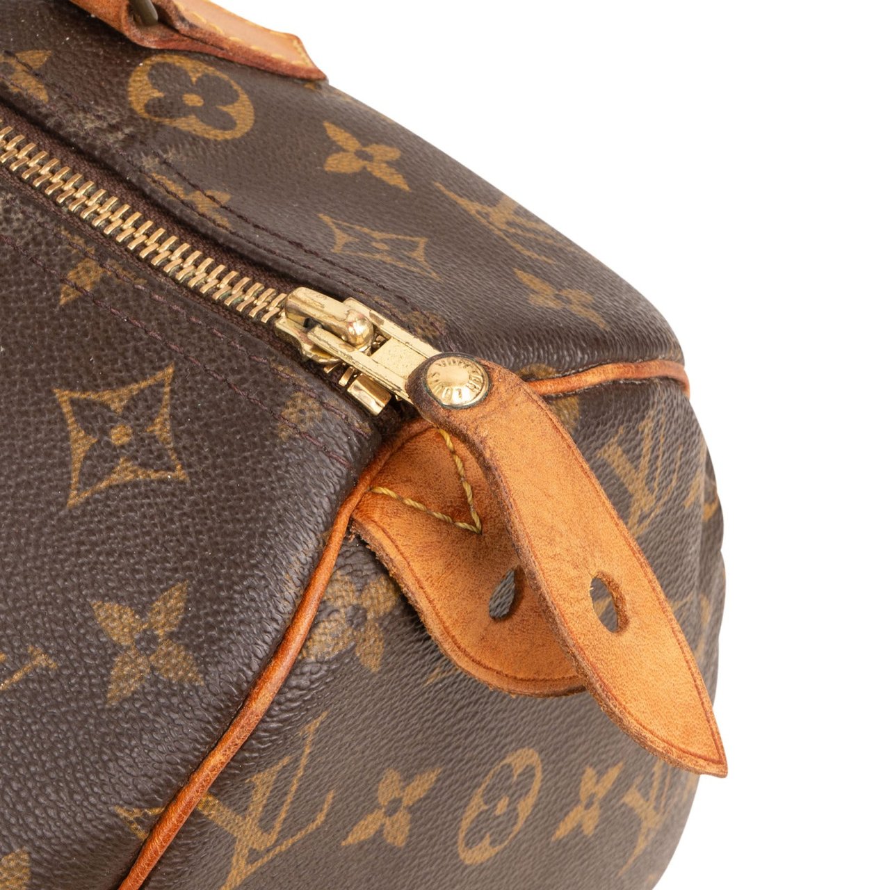 Louis Vuitton Louis Vuitton Monogram Canvas Speedy 30 Handbag Bruin