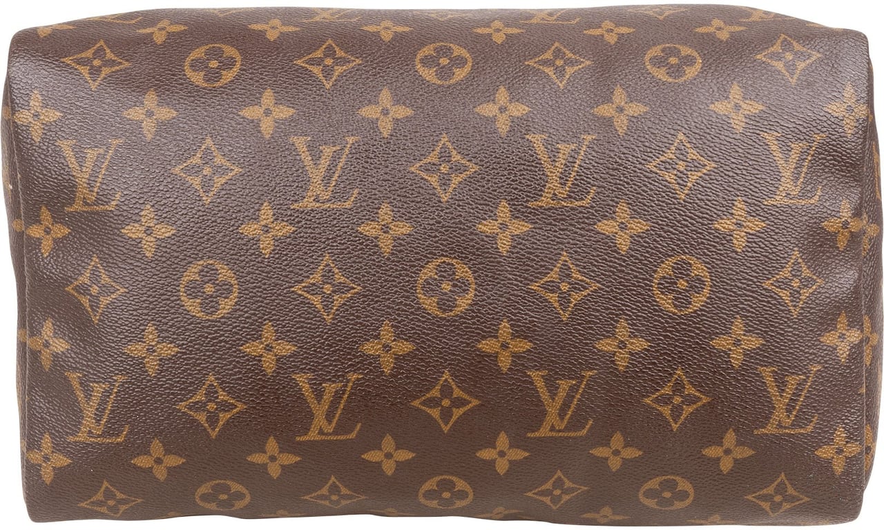 Louis Vuitton Louis Vuitton Monogram Canvas Speedy 30 Handbag Bruin
