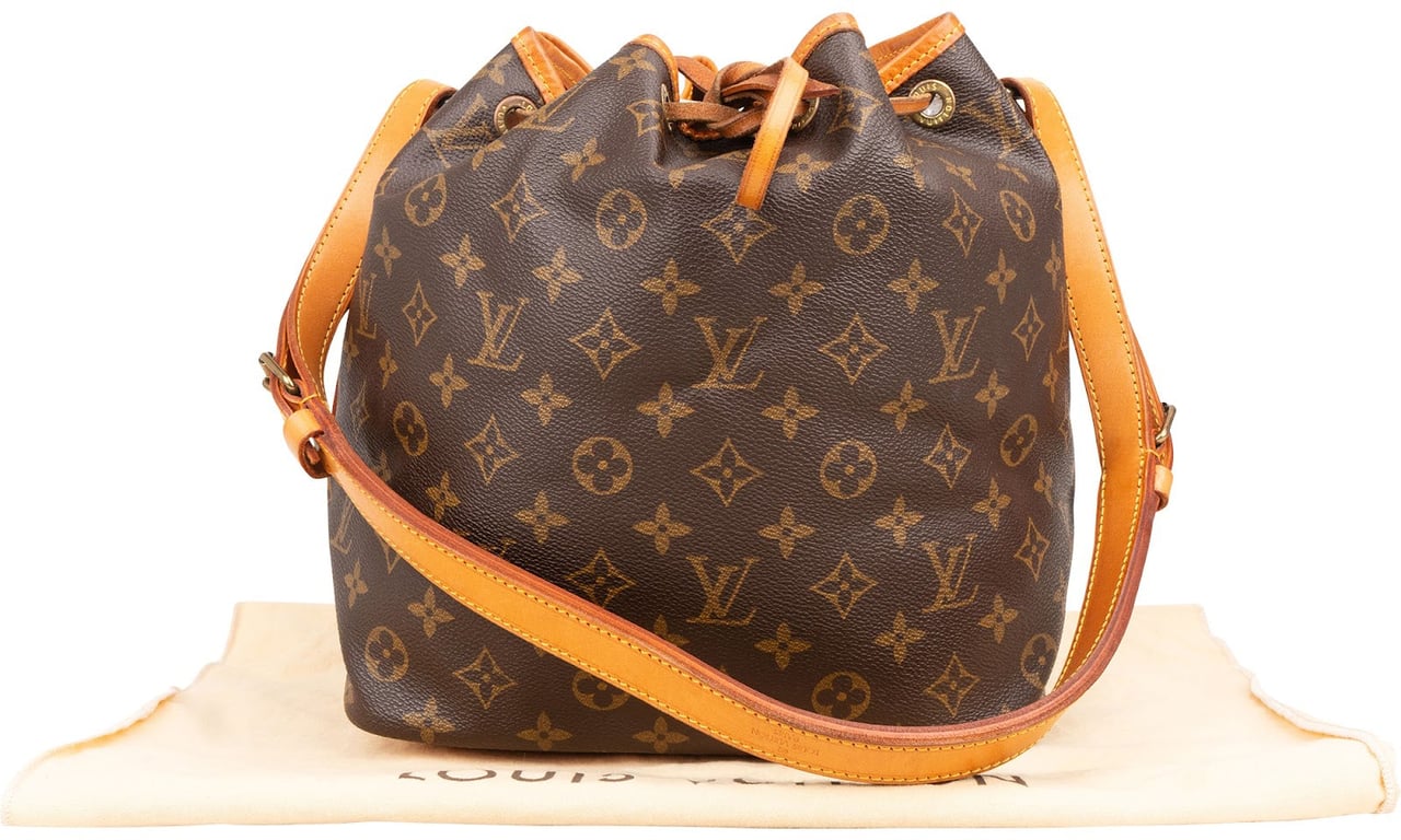 Louis Vuitton Louis Vuitton Monogram Canvas Sac Noé Petit Shoulder Bag Bruin