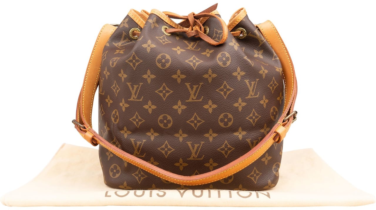 Louis Vuitton Louis Vuitton Monogram Canvas Sac Noé Petit Shoulder Bag Bruin