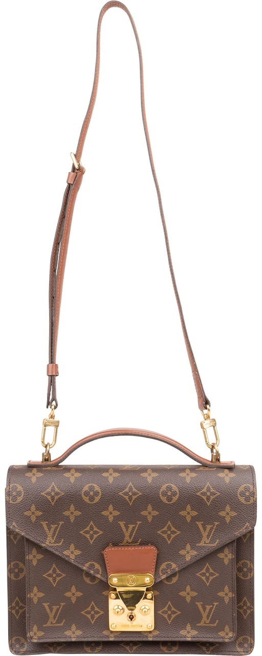 Louis Vuitton Monogram Canvas Monceau Handbag Bruin