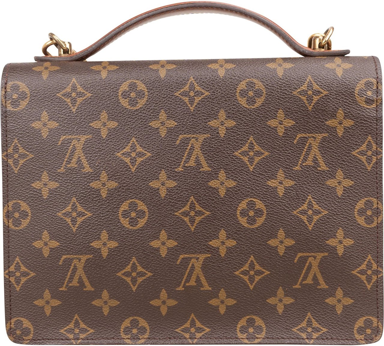 Louis Vuitton Monogram Canvas Monceau Handbag Bruin