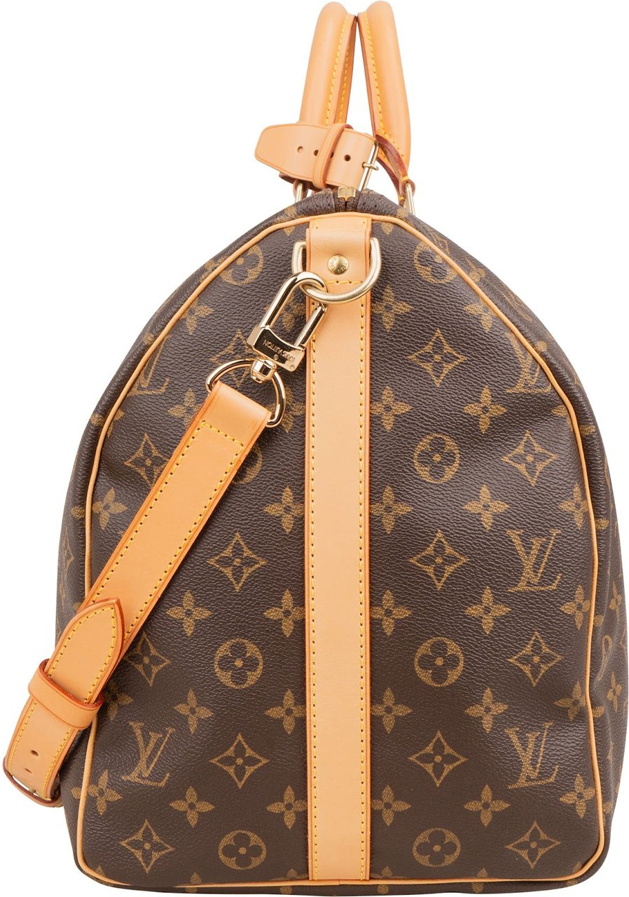 Louis Vuitton Louis Vuitton Monogram Canvas Keepall 50 Bandoulière Travel Bag Bruin