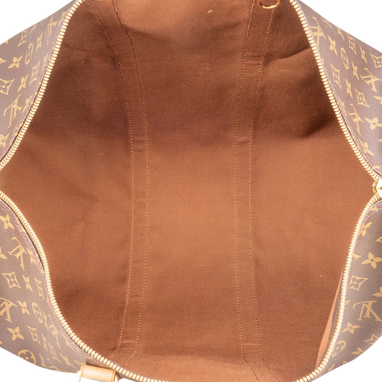 Louis Vuitton Louis Vuitton Monogram Canvas Keepall 50 Bandoulière Travel Bag Bruin