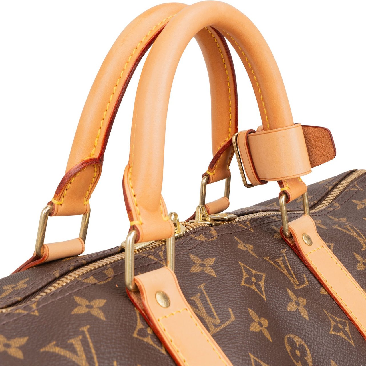 Louis Vuitton Louis Vuitton Monogram Canvas Keepall 50 Bandoulière Travel Bag Bruin