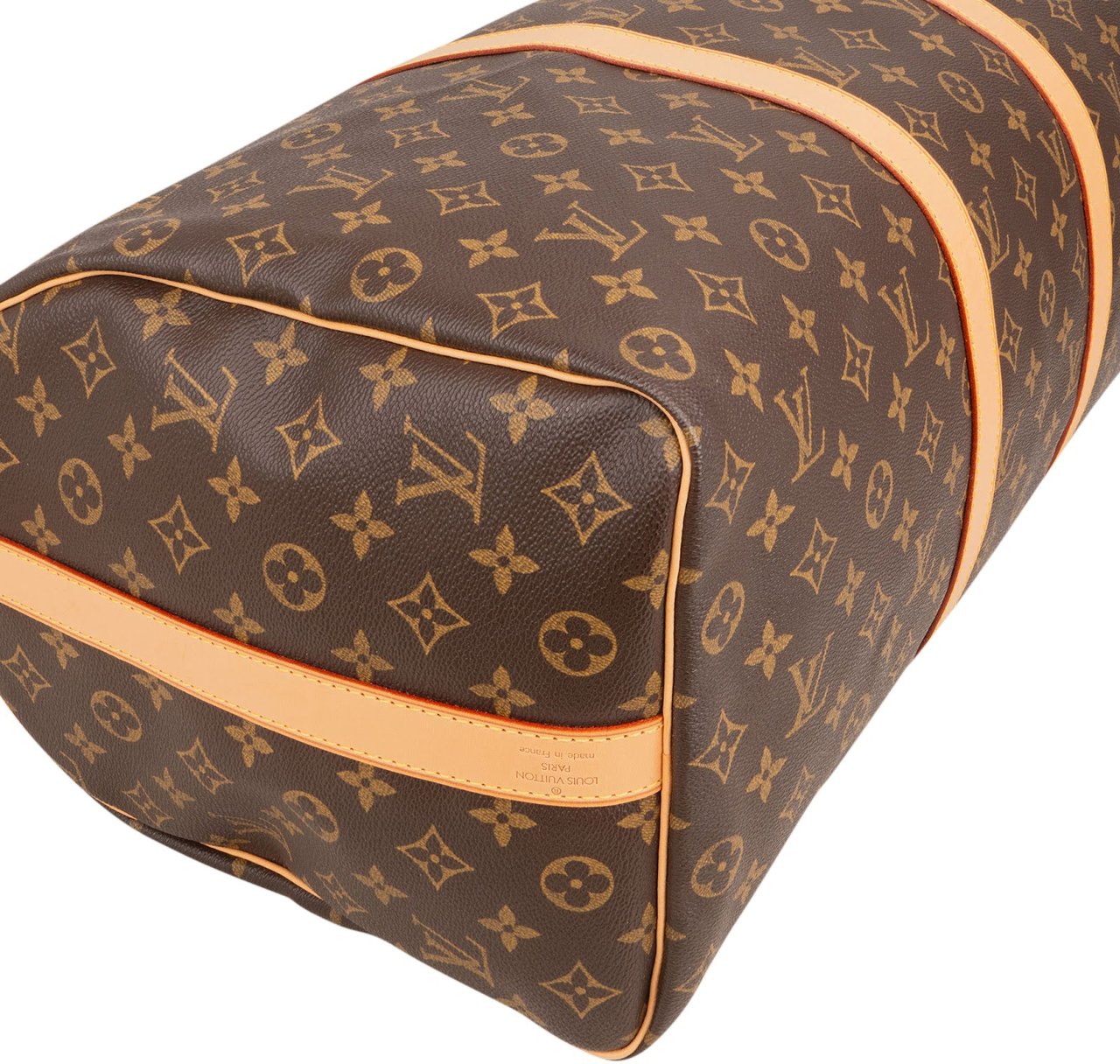 Louis Vuitton Louis Vuitton Monogram Canvas Keepall 50 Bandoulière Travel Bag Bruin