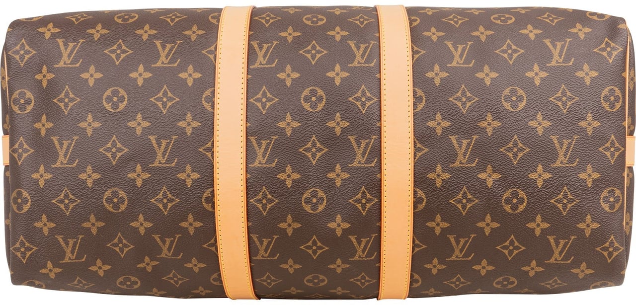 Louis Vuitton Louis Vuitton Monogram Canvas Keepall 50 Bandoulière Travel Bag Bruin