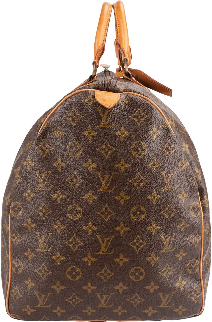 Louis Vuitton Louis Vuitton Monogram Canvas Keepall 60 Travel Bag Bruin
