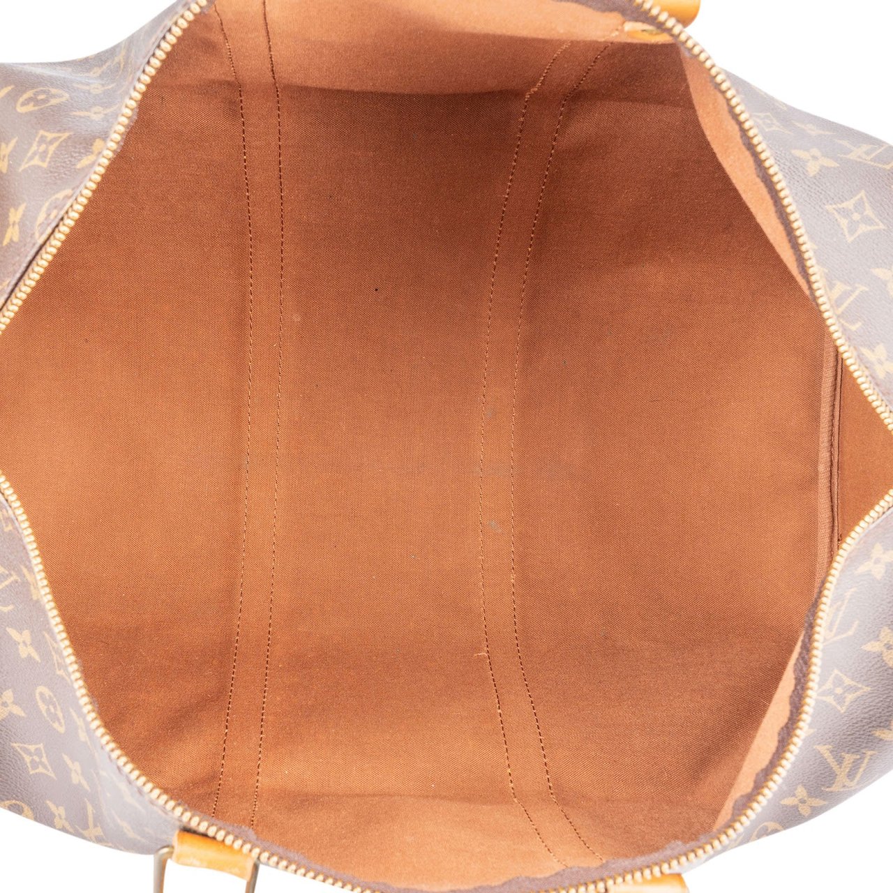 Louis Vuitton Louis Vuitton Monogram Canvas Keepall 50 Travel Bag Bruin