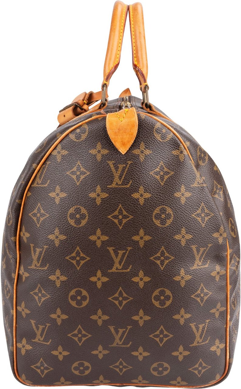 Louis Vuitton Louis Vuitton Monogram Canvas Keepall 50 Travel Bag Bruin