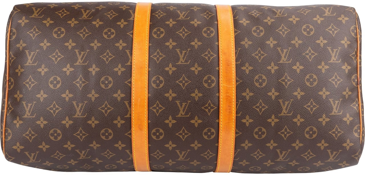 Louis Vuitton Louis Vuitton Monogram Canvas Keepall 55 Travel Bag Bruin