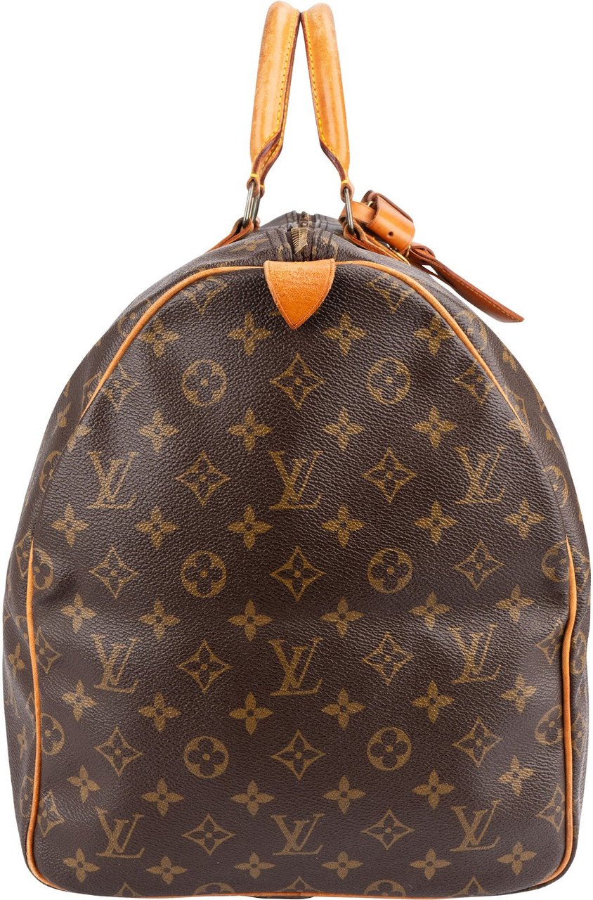 Louis Vuitton Louis Vuitton Monogram Canvas Keepall 55 Travel Bag Bruin