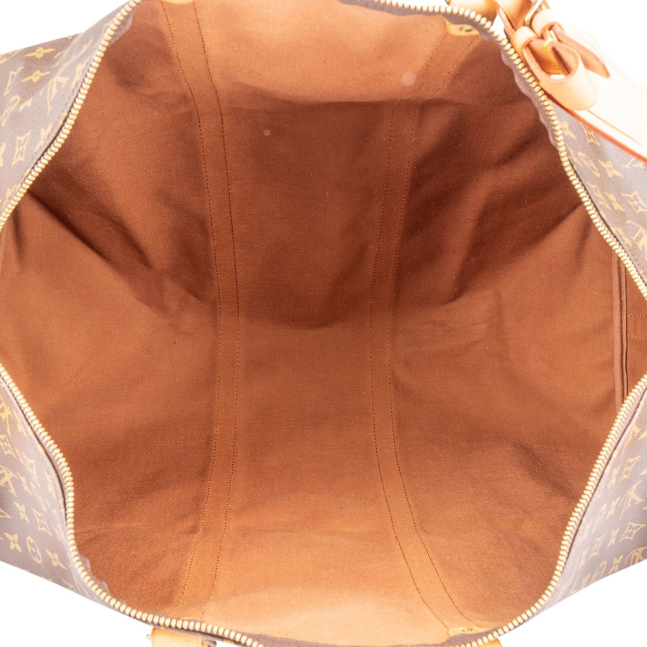 Louis Vuitton Louis Vuitton Monogram Canvas Keepall 60 Bandoulière Travel Bag Bruin