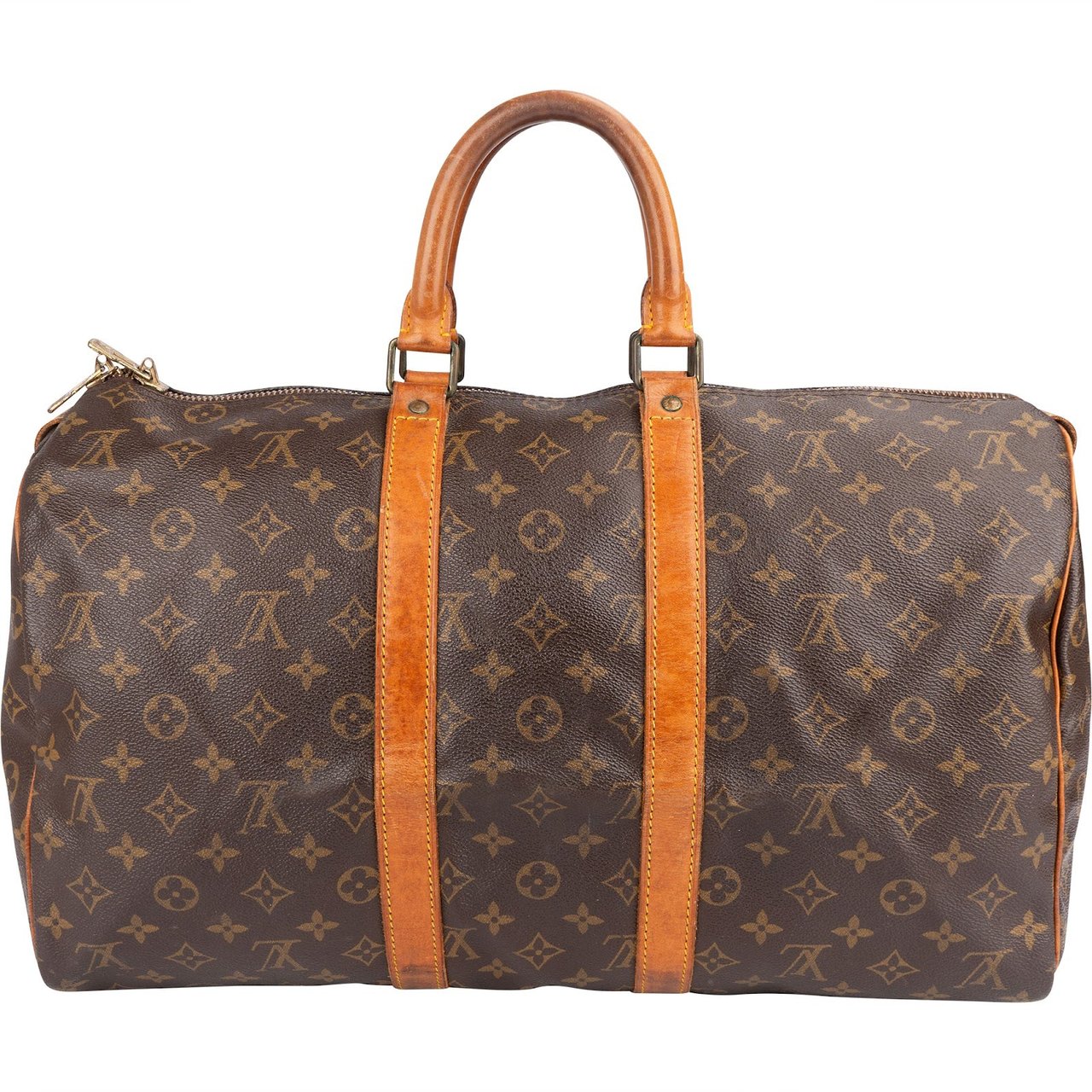 Louis Vuitton Louis Vuitton Monogram Canvas Keepall 45 Travel Bag Bruin