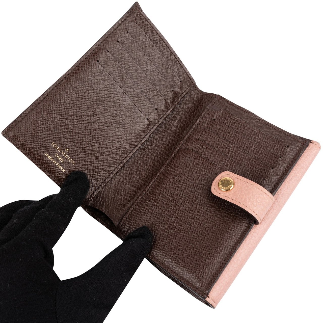 Louis Vuitton Louis Vuitton Monogram Damier Ebene Normandy Compact Wallet Bruin