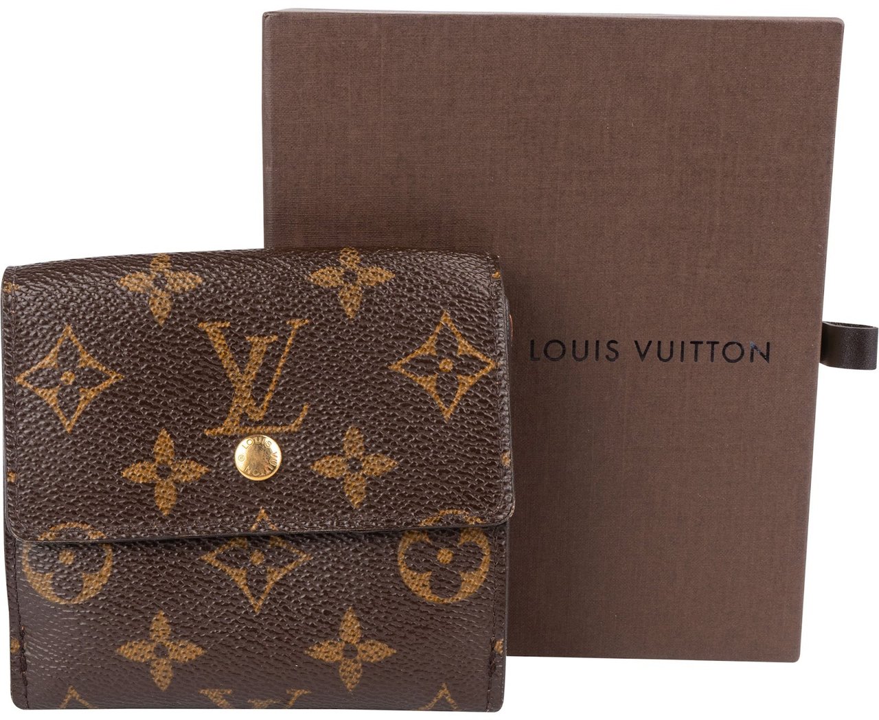 Louis Vuitton Louis Vuitton Monogram Canvas Elise Wallet Bruin