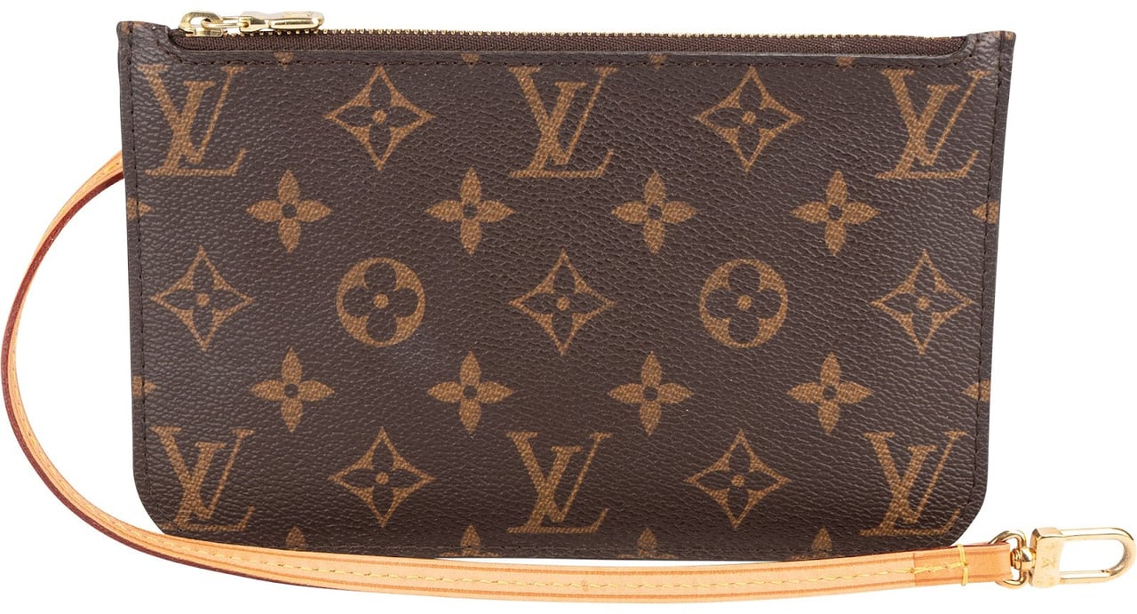Louis Vuitton Louis Vuitton Monogram Canvas Neverfull PM Pochette Accessoires Clutch Bruin