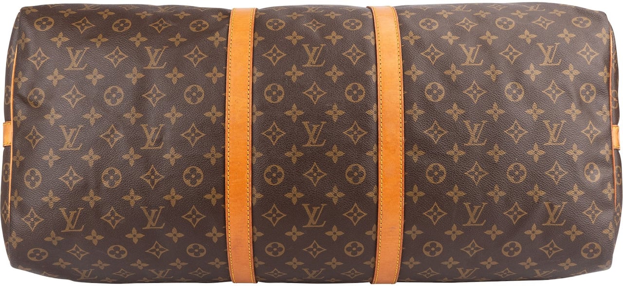 Louis Vuitton Louis Vuitton Monogram Canvas Keepall 60 Bandoulière Travel Bag Bruin