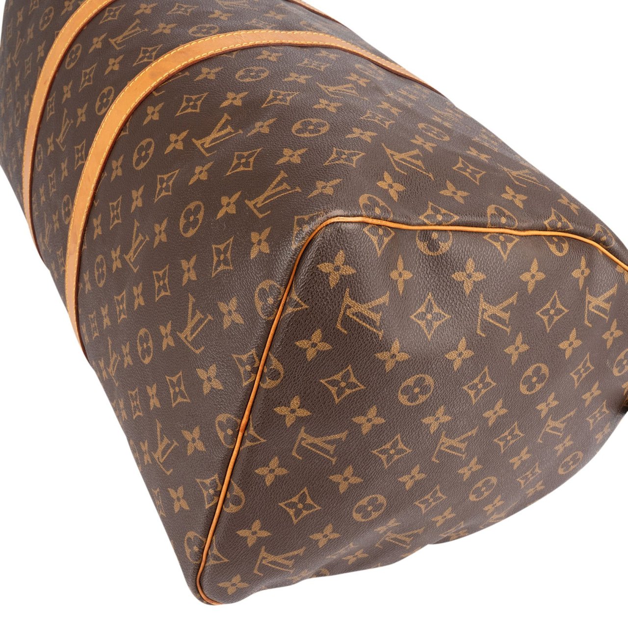 Louis Vuitton Monogram Canvas Keepall 55 Travel Bag Bruin